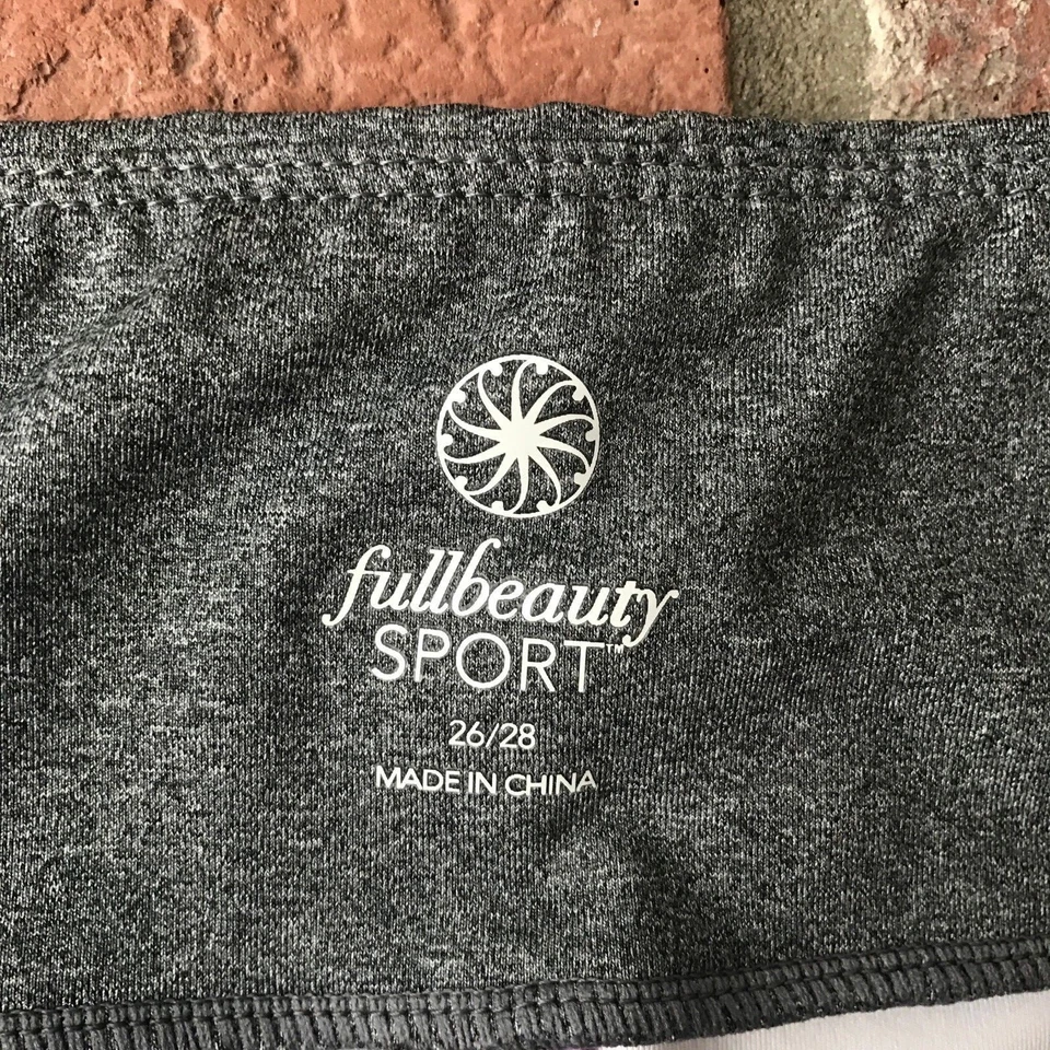 Falda deportiva Full Beauty para mujer gris púrpura estampado floral alta-baja talla grande 26/28 Foto 2 de 4