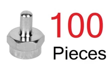 100 PCS Coax Male Terminator Caps LOT Cable TV End CATV Splitter Port 75 Ohm F81