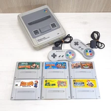 Nintendo Japanese Super Famicom Console with 6 games S. Mario &DK US TARIFF PAID