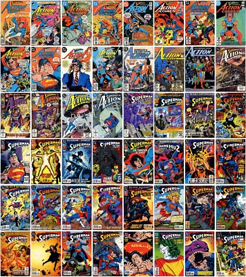 DC Superman Action Comics Pick your own Bundle MAX P&P £3.50 Bagged/Boarded VG