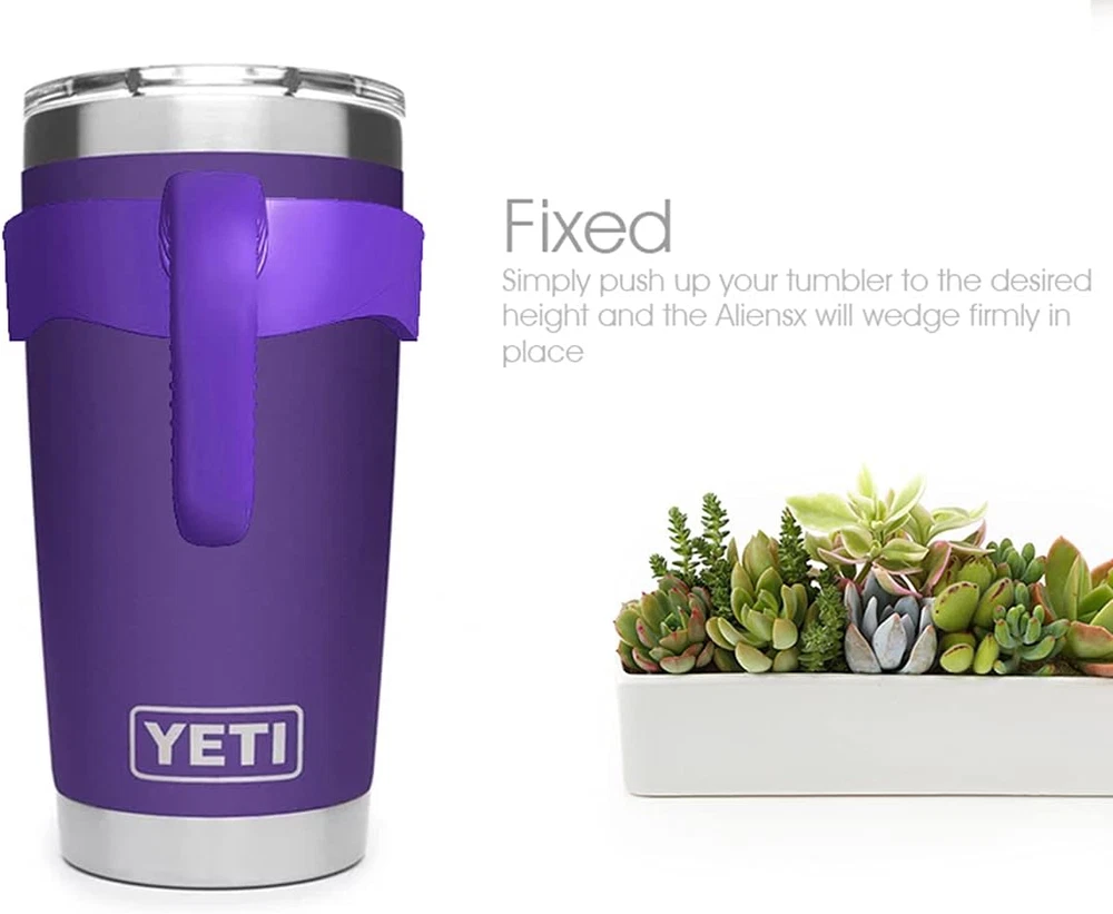 Tumbler Handle for YETI Rambler Cup, anti Slip Mug Grip Cup Holder for Stainless