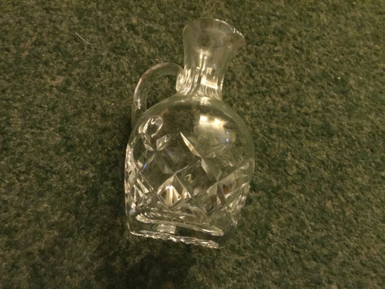 Vintage Crystal Glass Oil & Vinegar Bottle With Stopper 3” tall eBay
