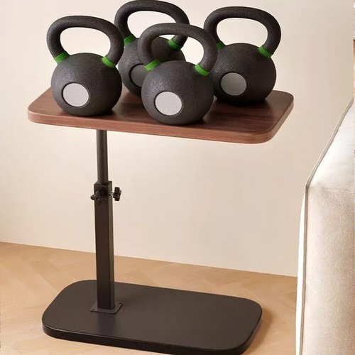 Adjustable C-Shaped Sofa Side End Table Coffee Laptop Table Living Room Bedroom - Picture 4 of 14