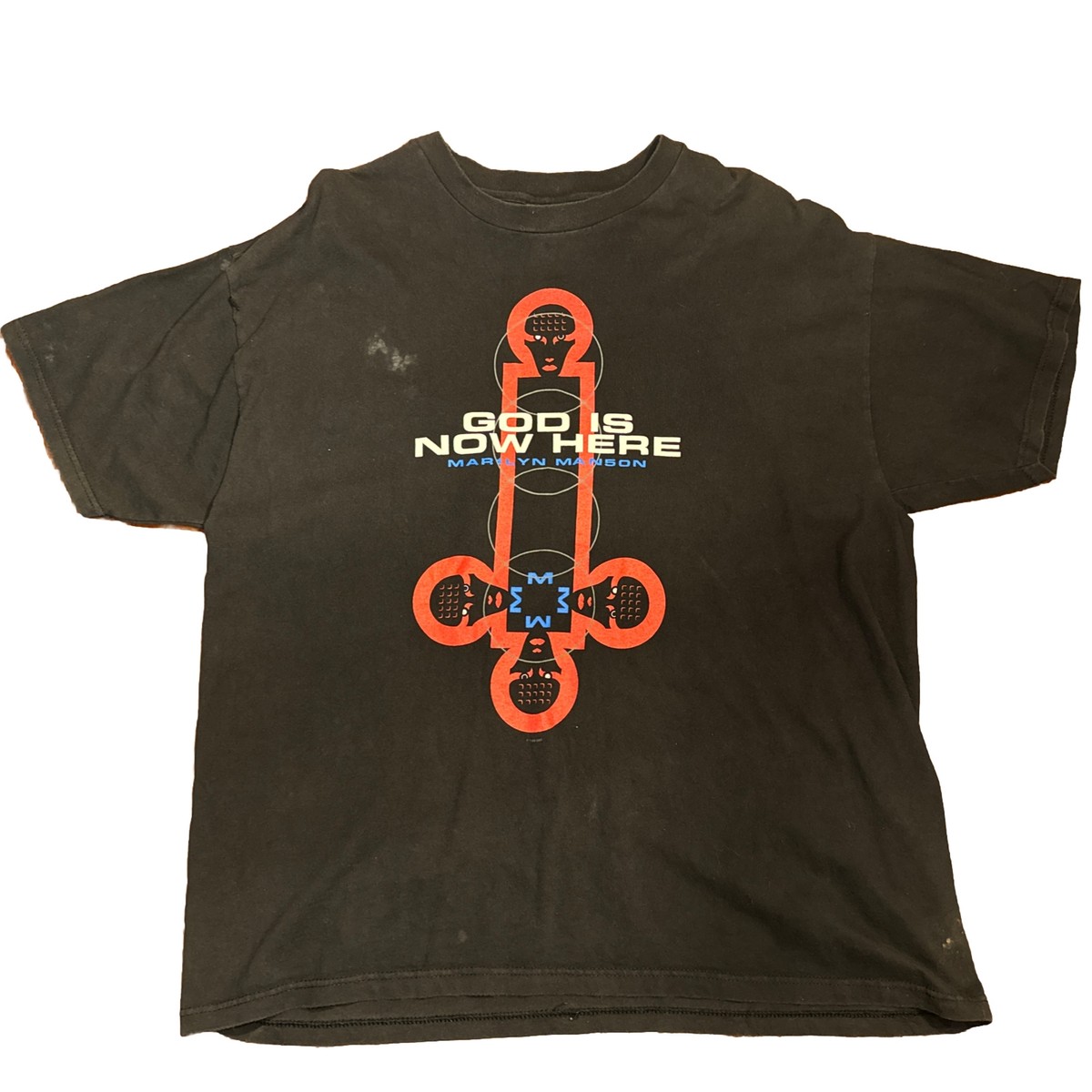マリリン・マンソン Tシャツ GOD IS NOW HERE メンズ 90s マリリン