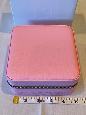 Swarovski 2022 Pink Travel Jewelry Box Size 5