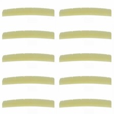 10x Bone Guitar Nut for Fender ST 43mm Unbleached Radiused Curved Bottom