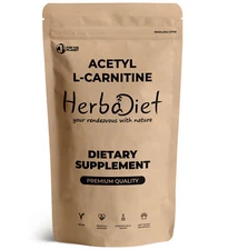 Acetyl L-Carnitine (ALCAR) Powder Focus Performance Cellular Energy Supplement
