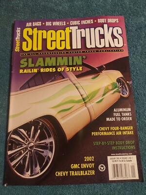 Street Trucks Magazine January 2001 Deafening Denali Custom Fuel Tanks Hemified