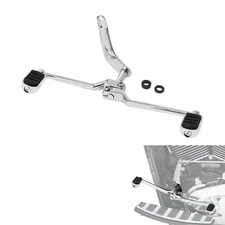 Heel Toe Shift Lever Shifter Rod Lever Pegs For Harley Softail Fat Boy 07-17 16