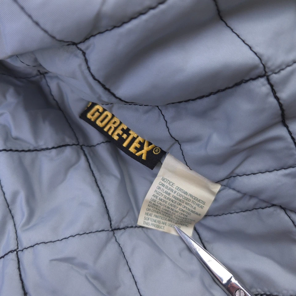 LL Bean Down Parka Para Hombres Mediana Gore Tex Abrigo Chaqueta Impermeable Baxter State Usado en Excelente Condición Foto 4 de 4