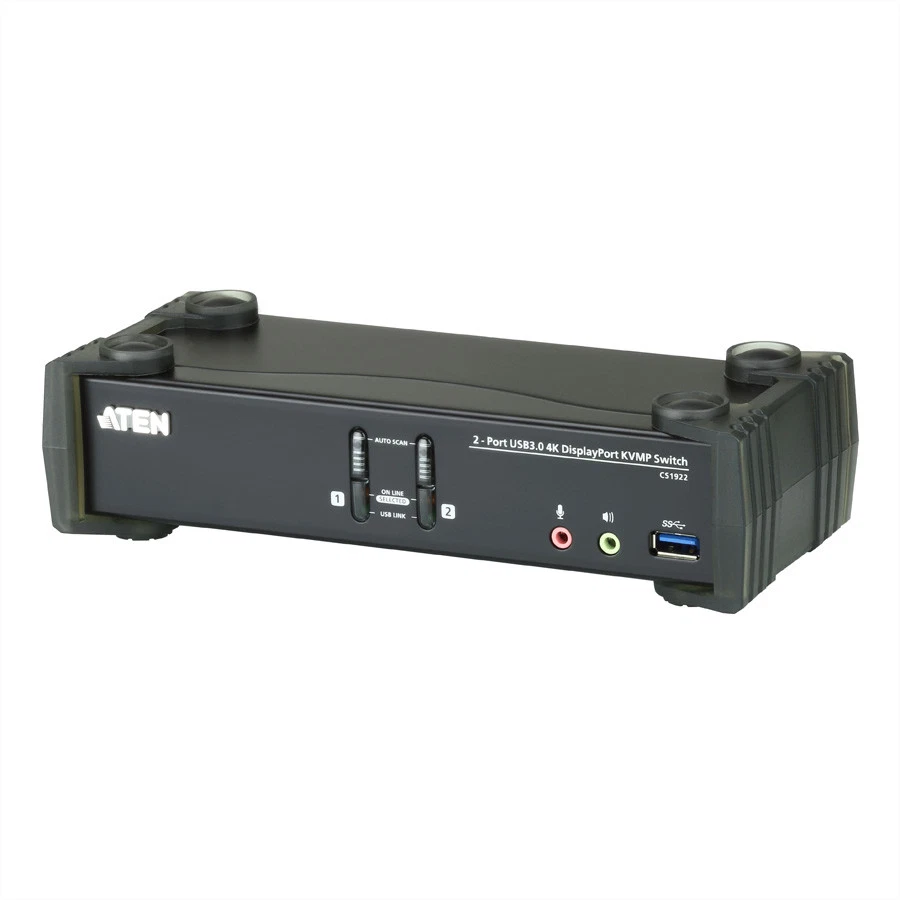 ATEN CS1922 2-Port USB 3.0 4K DisplayPort KVM Switch - Bild 4 von 4