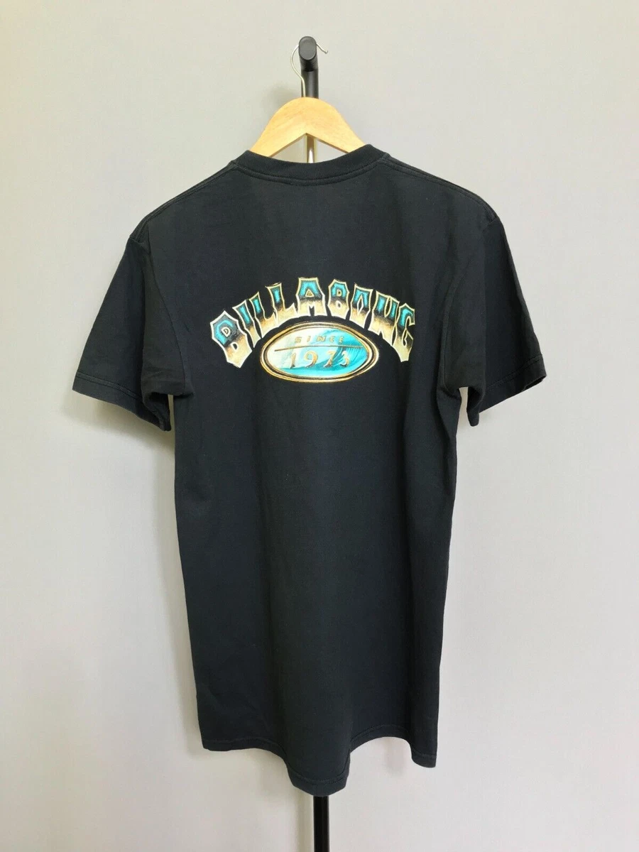 Vintage Billabong Since 1973 Shirt 90s Spell Out Logo Large Made in USA
