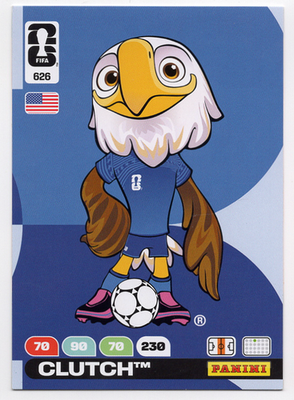 626. Clutch - Official Mascot Panini Adrenalyn XL FIFA World Cup