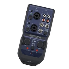 Zoom U-44 Handy Audio Interface USB Portable 4-In/4-Out Recording Mixer