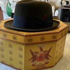 Vintage Knox New York Premier Quality Fedora Hat w/ Original Box - Doutrich's PA