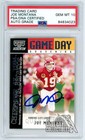 Joe Montana 2000 Playoff Momentum Game Day Autograph Card #GDS3 PSA/DNA 10