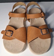 Cat Jack Toddler Girl Sandals, Lightbrown, Size10