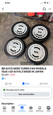 Bb Auto Aero Turbo Fan Rally Wheels 20 4x114.3 Made In Japan