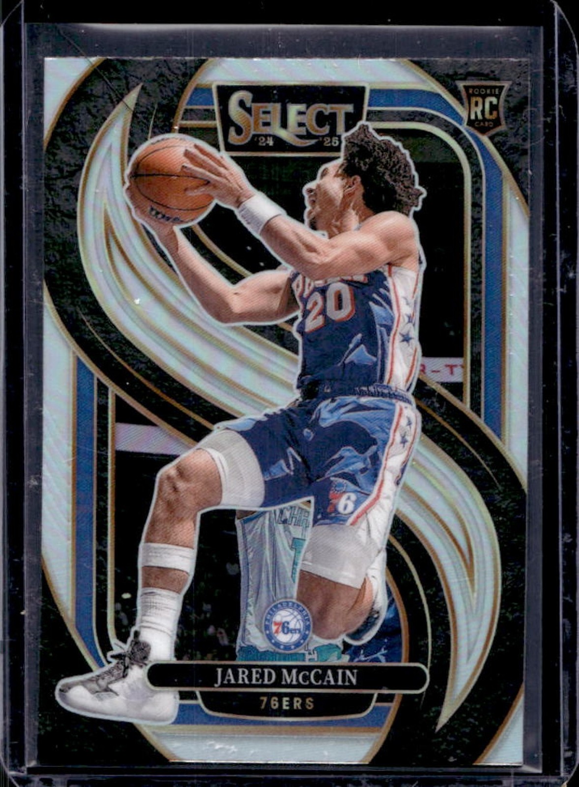2024-25 Select Jared McCain Premier RC Silver Prizm #184 76ers