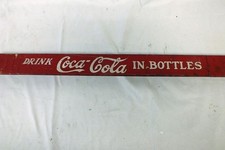 Vintage Drink Coca Cola Heavy Duty Screen Door Push Bar Sign Handle Rail 35 Inch