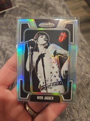 Mick Jagger Rolling Stones Silver Holo Prizm 2025 Panini Trading Card #7