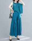 PLEATS PLEASE ISSEY MIYAKE sleeveless top + irregular trousers two-piece set — photo 6