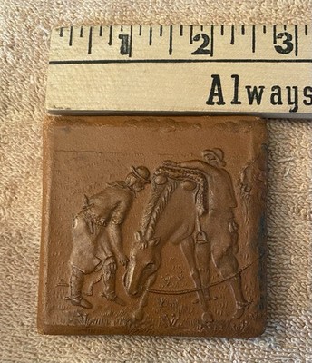 Vintage/Antique Embossed Leather Address Book With No Entries, Made in Argentina