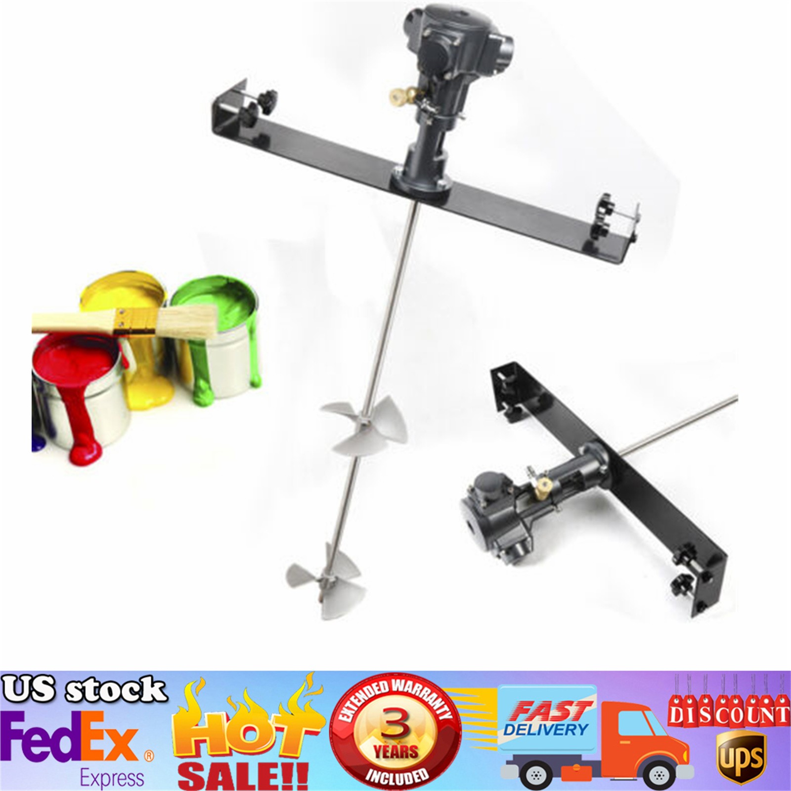 50 Gallon Pneumatic Barrel Mixer with 1/2 Hp Motor for Efficient Mixing