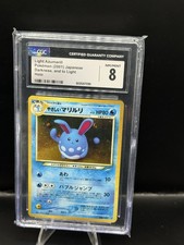 CGC 8 NM/MINT Light Azumarill Japanese Darkness, And To Light Neo Destiny 184 