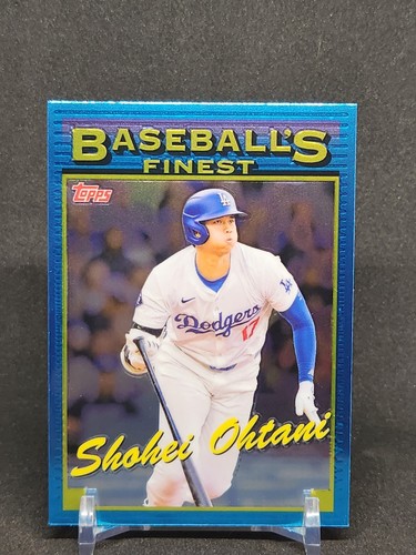 2024 Topps Finest - #93-5 Shohei Ohtani - What if Prototypes - Dodgers.