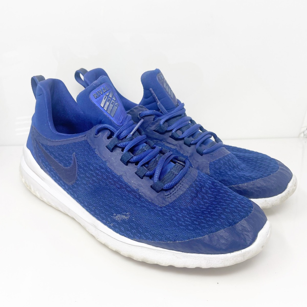 Nike Mens Renew Rival AA7400-401 Blue Running Shoes Sneakers Size