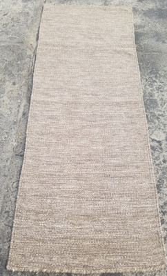 Vintage Traditionell Handgewebt Jute Webstuhl Flachgewebe Boden Läufer Teppich 185x75cm