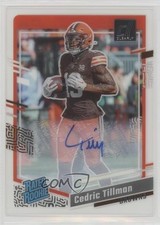 2023 Panini Clearly Donruss Auto Cedric Tillman #54 Auto 0yg5