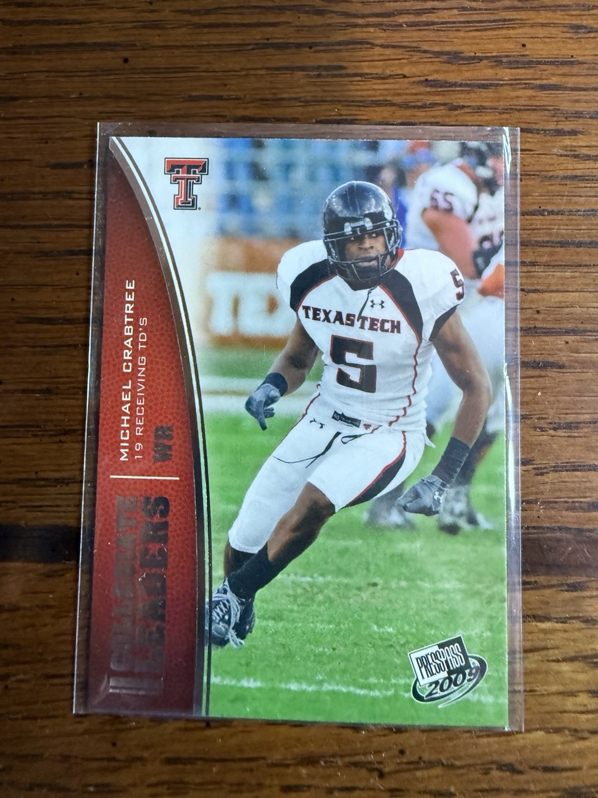 Michael Crabtree Press Pass #63 Base