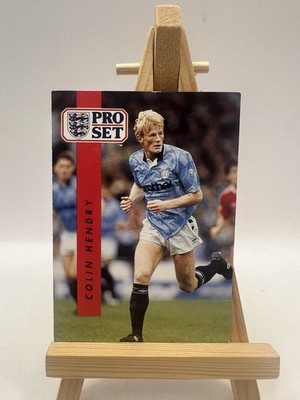 1990-91 Pro Set England #130 Colin Hendry Manchester City Football Card
