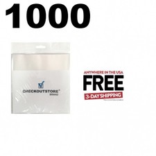 1000 COS Clear Plastic OPP for 7" Vinyl 45 RPM Records Budget  1-3 DAYS
