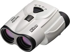 Nikon Sportstar Zoom 8-24x25 White Compact Binoculars for Concerts & Sports