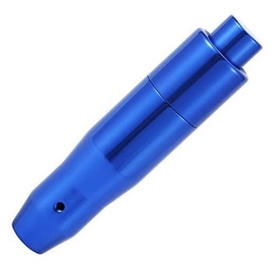  Automatic Shift Knob Metal Car Shifting with Push Button Aluminum Alloy Blue