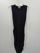 Pre-Owned Calvin Klein Black Size 8 Midi Sleeveless Dress
