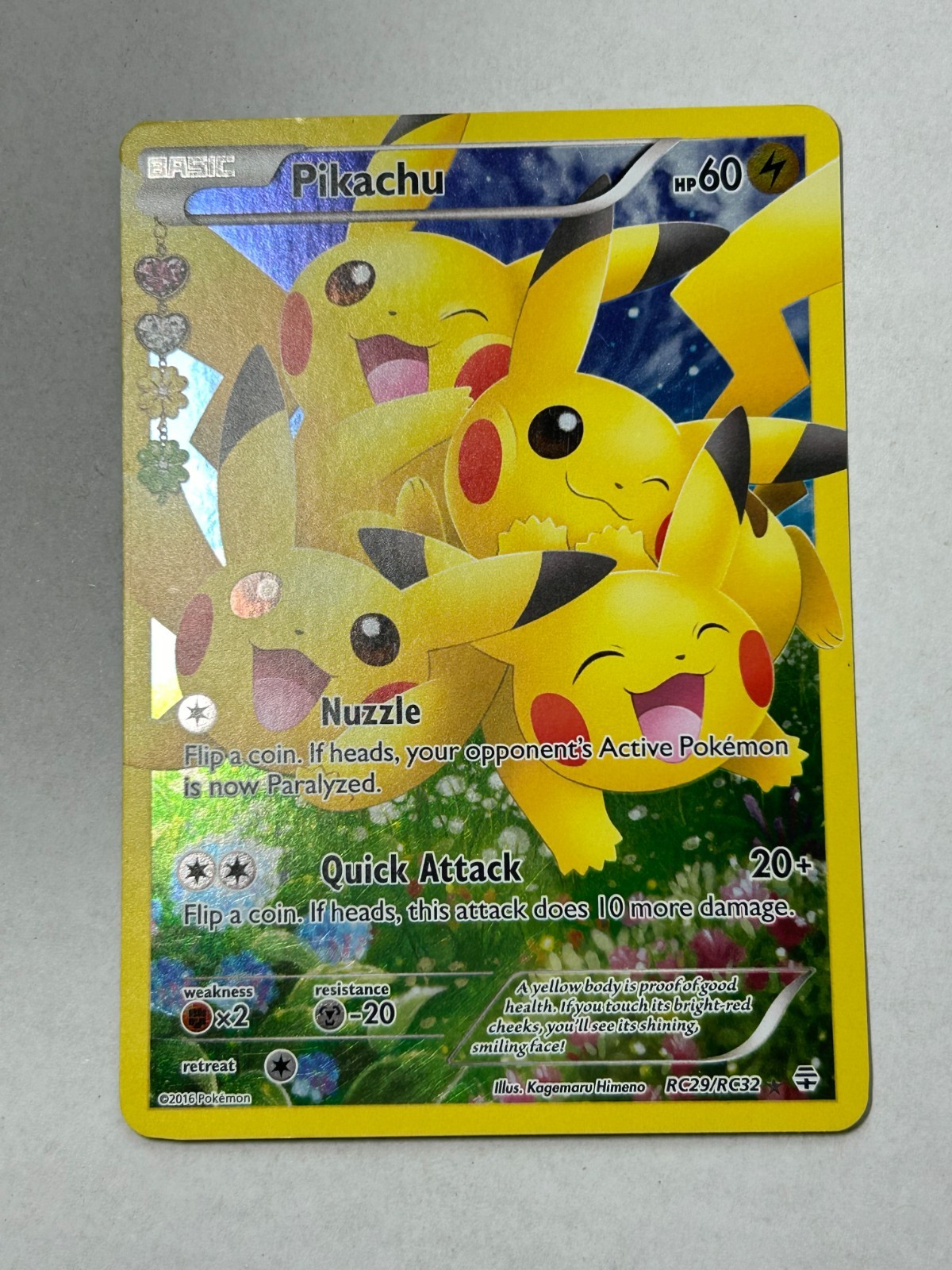 Pikachu RC29/RC32 - Generations: Radiant Collection Holo - 2016 Pokémon - LP