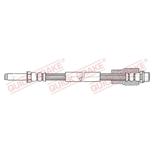 Quick Brake Bremsschlauch Hinterachse Links Passend FüR Mercedes Sprinter VW CRA-image