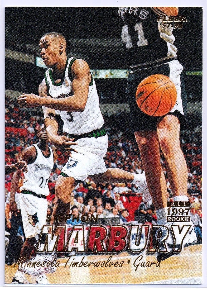 Fleer Stephon Marbury Basketball 1997-98 Season Sports Trading