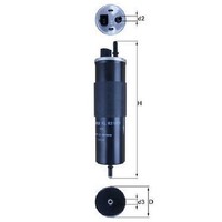 Kraftstofffilter FüR Volvo V60 225 227 2.0 18 Bis 26 Knecht 31669471 32312226