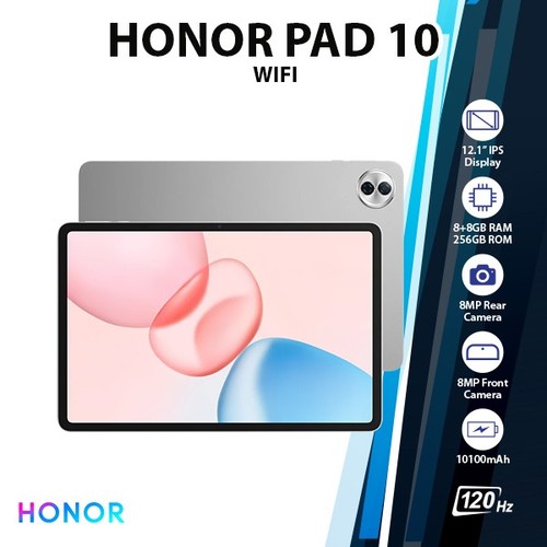 HONOR Pad 10 12.1" Android PC Tablet (GREY/Wi-Fi/16GB+256GB Bluetooth Octa Core) - 第 1/4 張圖片