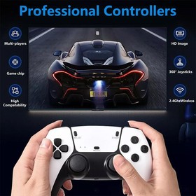 Retro Game Console 41000+ Games 4K HDMI Output w/ 2 Wireless Controllers &128GB~
