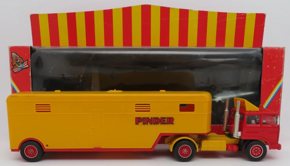 VEREM SOLIDO 1987 CAMION RENAULT G260 TURBO SEMI ANIMALI CIRCO PINDER 1/60 802 - Immagine 4 di 4