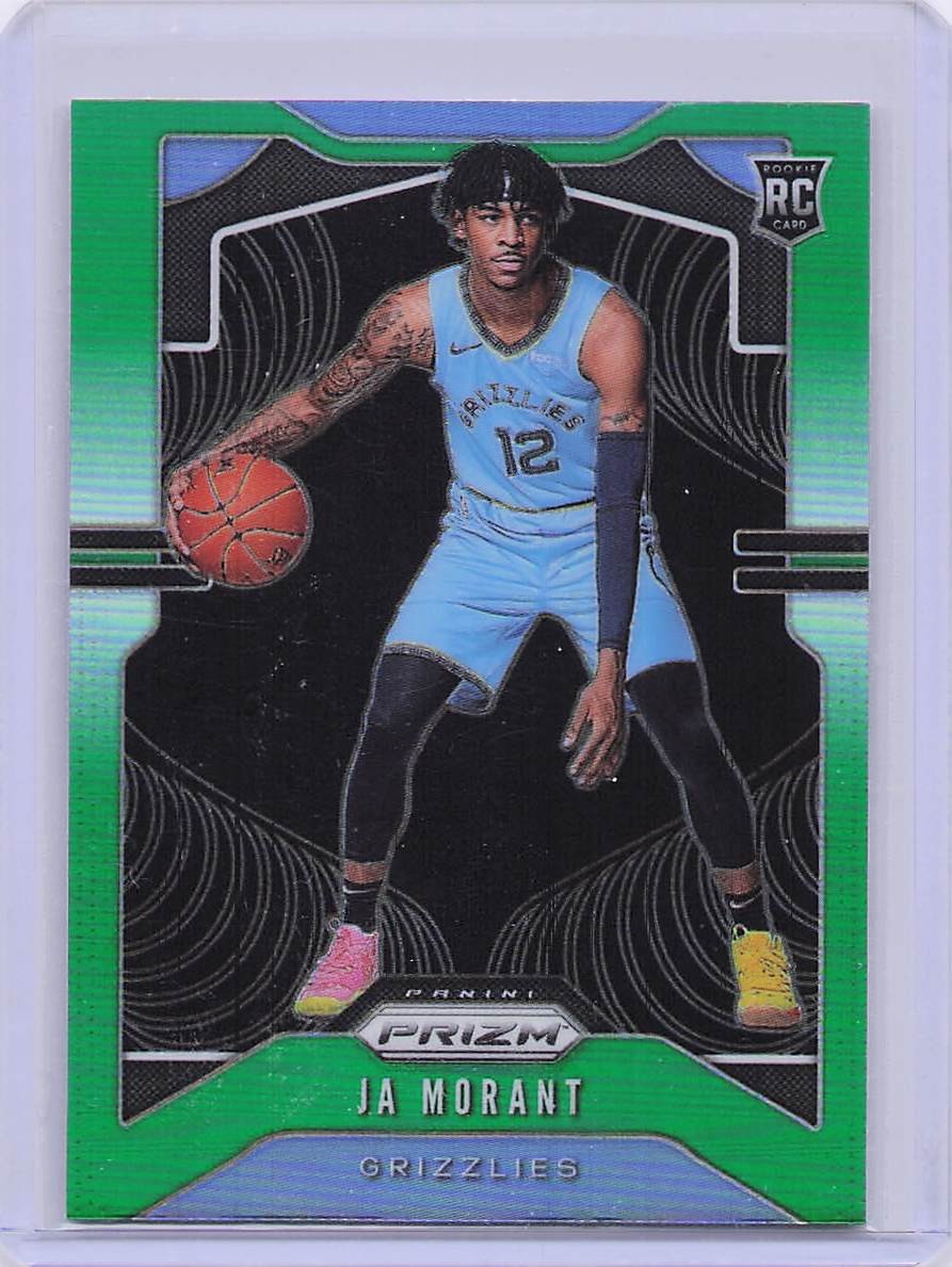 2019-20 Panini Prizm #249 Ja Morant Rookie RC Green