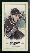 2009-10 Upper Deck Champ's  Devin Setoguchi #326 Parkhurst Mini Green Back 1:640