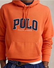 POLO RALPH LAUREN MEN  S THE RL FLEECE LOGO HOODIE Pullover Size M Spring Melon