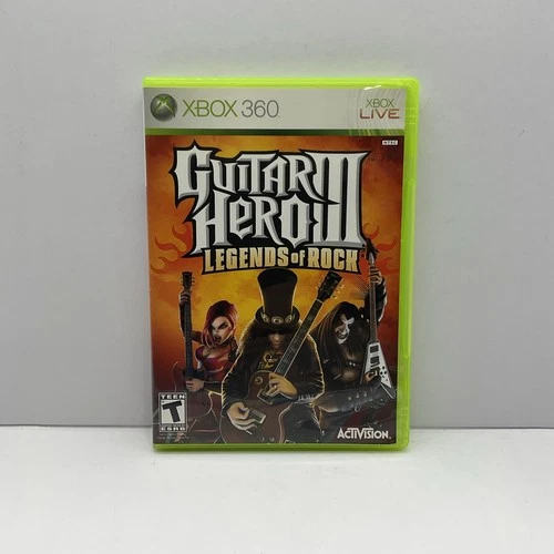 Guitar Hero III: Legends of Rock (Xbox 360).  Tested & Complete|Excellent|CIB